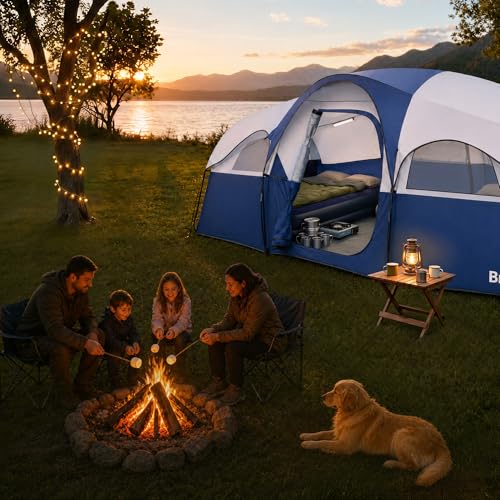 View of the 72-inch center height tent