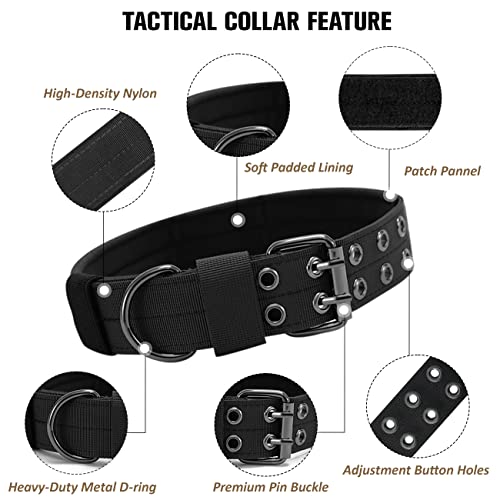 Periflowin dog collar with metal D-ring