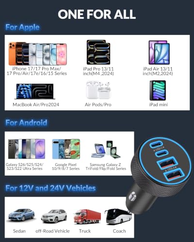 JUNVANG R24-207LH black car charger profile