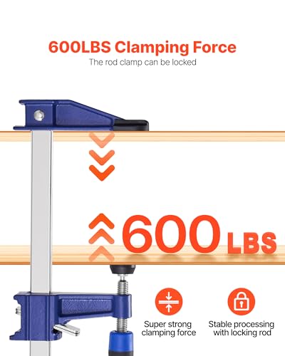 Four-pack woodworking clamp set