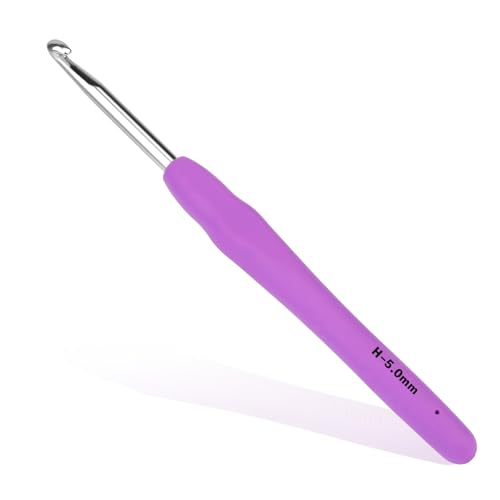 SHWAKK 5.0 mm ergonomic crochet hook profile