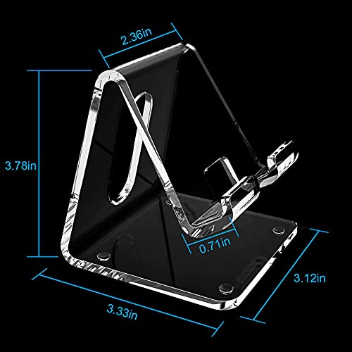 Phone stand showing charging port access