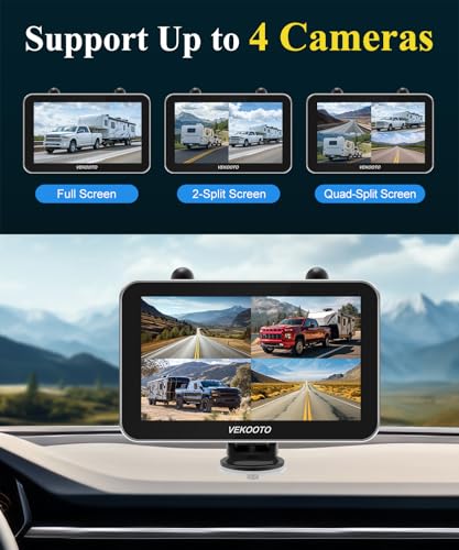 VEKOOTO VK7 Pro rear view camera display