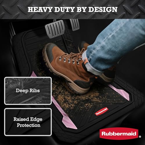 Close up of pink aluminum car mat insert