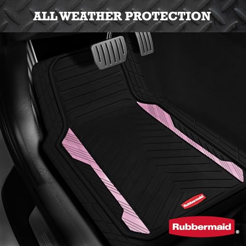 Pink accent heavy duty floor liner