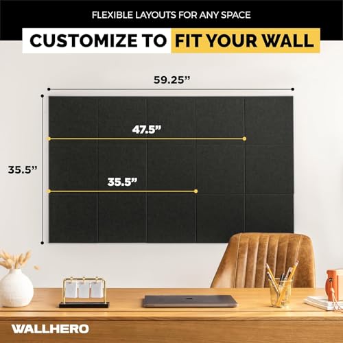 WallHero tiles used as a vision board with photos