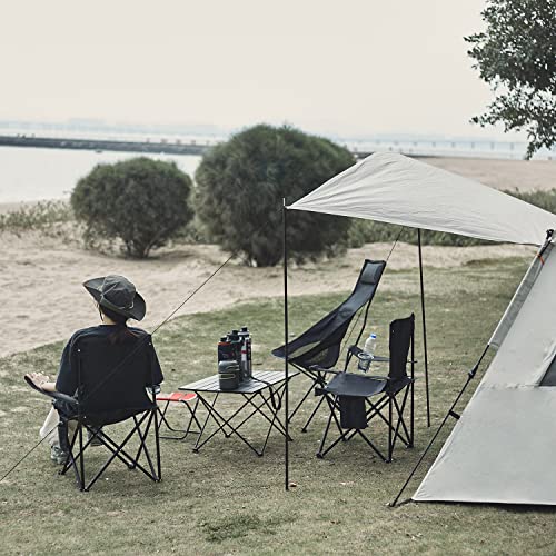 Side view of Damei century camping chair