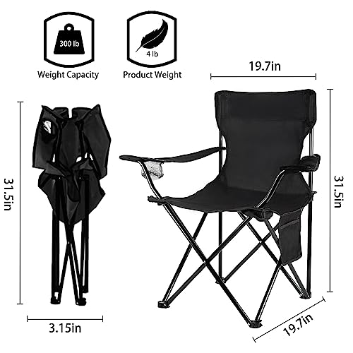 Damei century chair folded in carry bag
