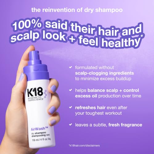 K18 AirWash product texture display