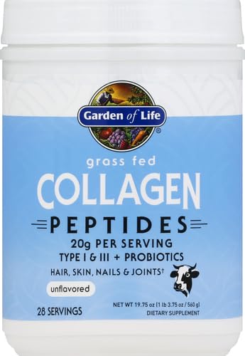 Garden of Life Collagen nutritional facts label