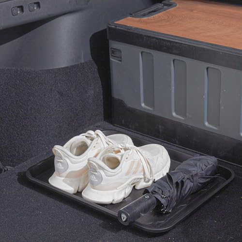 Boot tray used for indoor plant storage