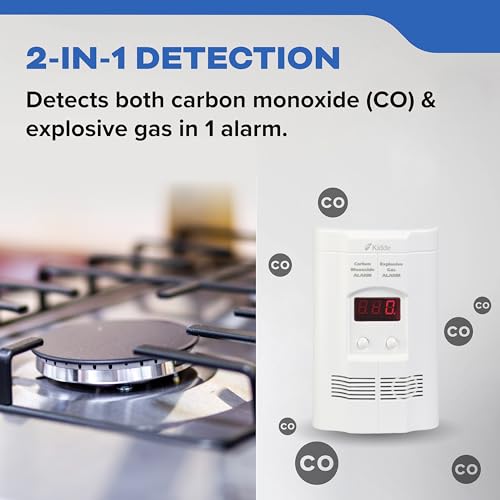 Kidde gas alarm plugged into outlet