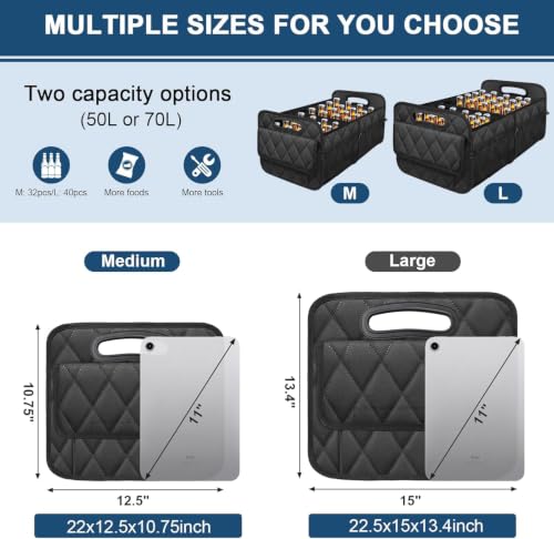 Medium foldable car storage box