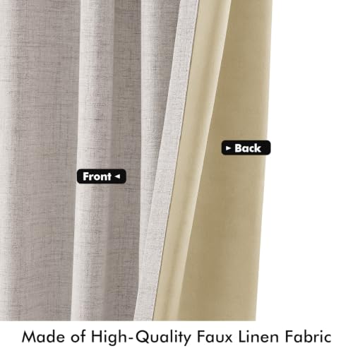 Side profile of heavy duty light blocking curtains