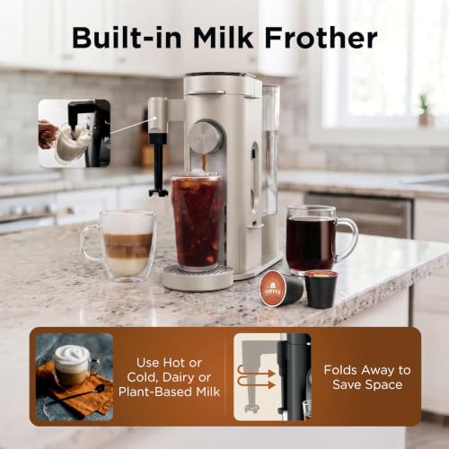 Ninja coffee maker with included accessories