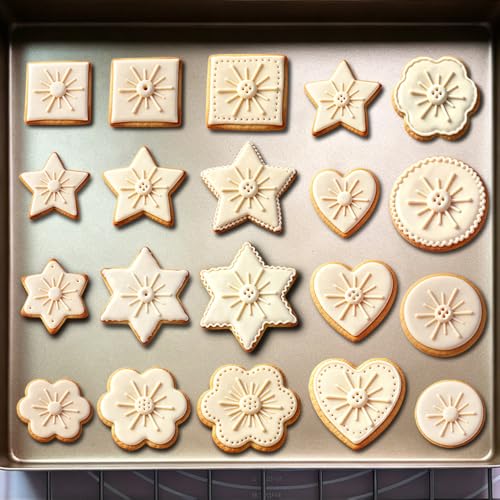 CMCYFLY 18-piece cookie cutters shapes and sizes