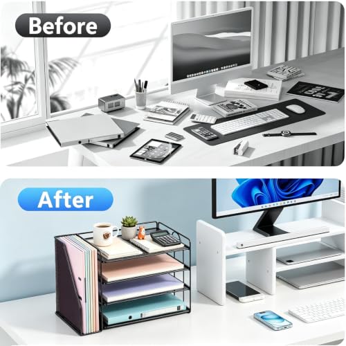 Gianotter desk organizer side profile