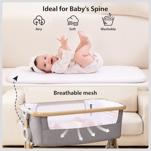 Larex bedside sleeper frame and locking wheels