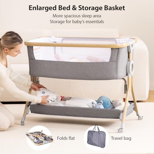Larex portable bassinet in carrying bag