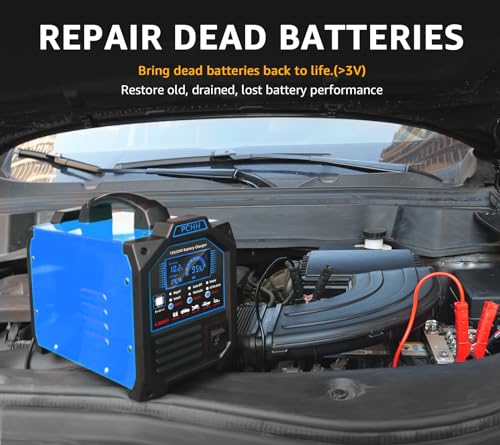 LCD display of PCHH car battery charger
