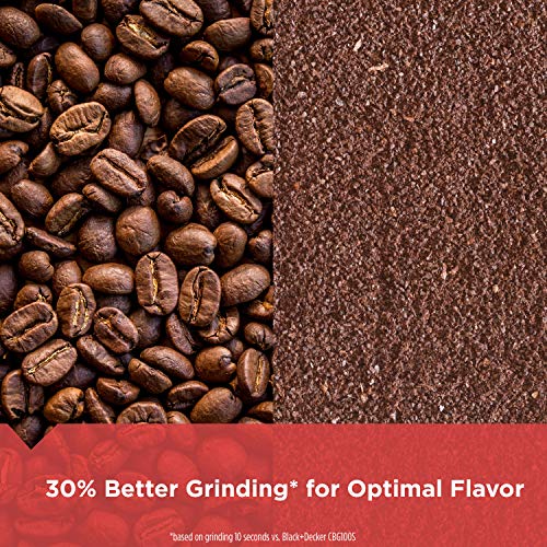 Stainless steel blades of the CBG110S grinder
