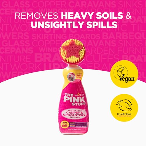 Pink Stuff upholstery cleaner label information
