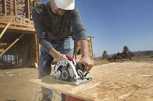 Rear view of Skil SPT67WL-01 circular saw