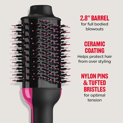 REVLON hair dryer brush handle ergonomics