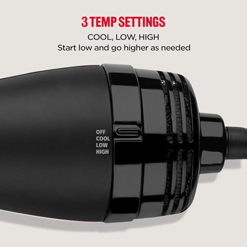 REVLON black hair dryer brush packaging