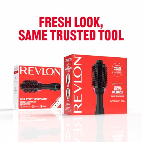 REVLON One-Step Volumizer styled hair results