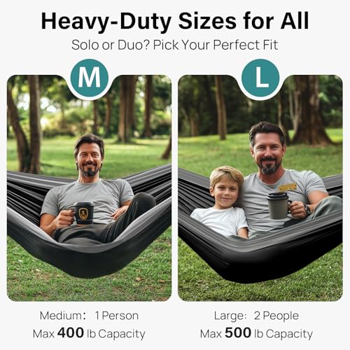 Kootek Double Hammock folded in storage sack