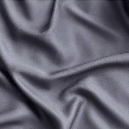 Bed styled with Dark Grey bamboo bedding