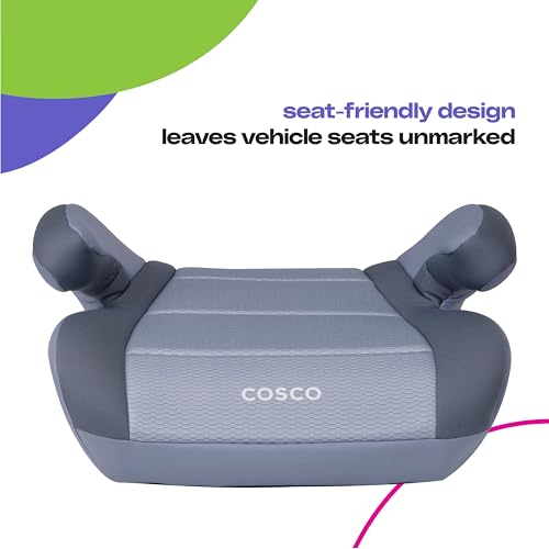 Topside Booster seat belt guide feature