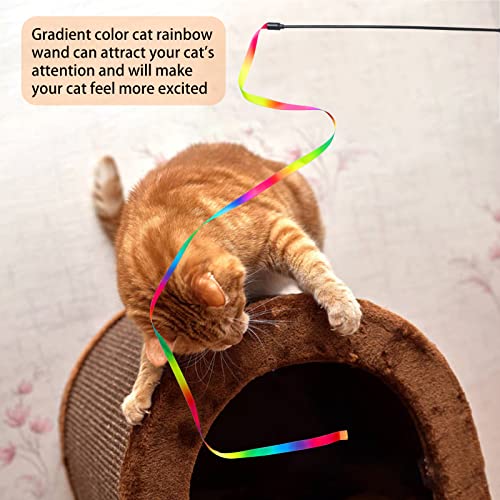 High-elastic wand for cat play