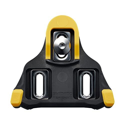 Yellow 6-degree float SHIMANO cleat