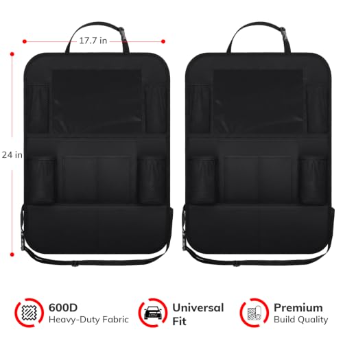 Two-piece car storage organizer set