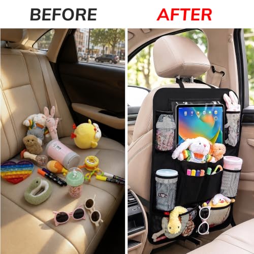 Organizer with clear tablet window display