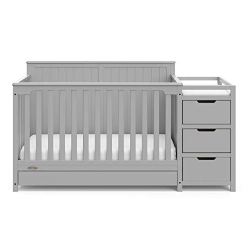 Full-size bed configuration of the Graco Hadley