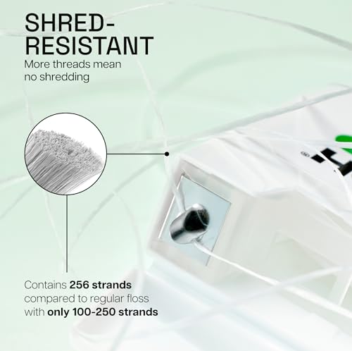 Reach dental floss label details