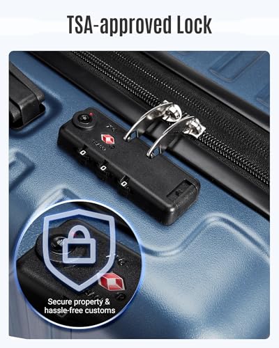 LIGHT FLIGHT luggage integrated TSA lock