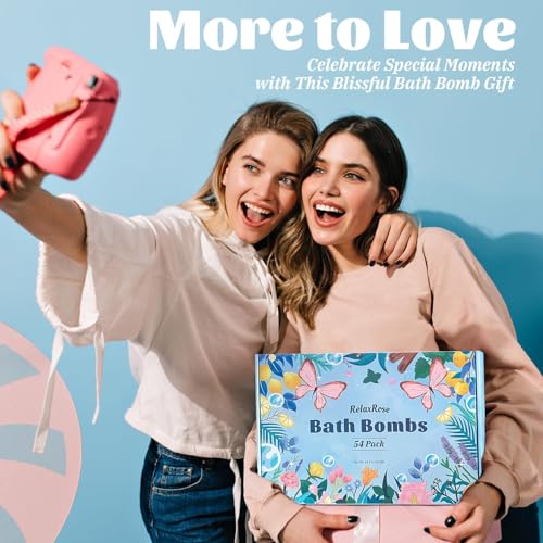 RelaxRose assorted scents bath bomb collection