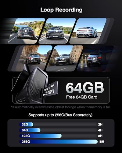 FAIMEE 4K Dash Cam F6 side profile showing compact design
