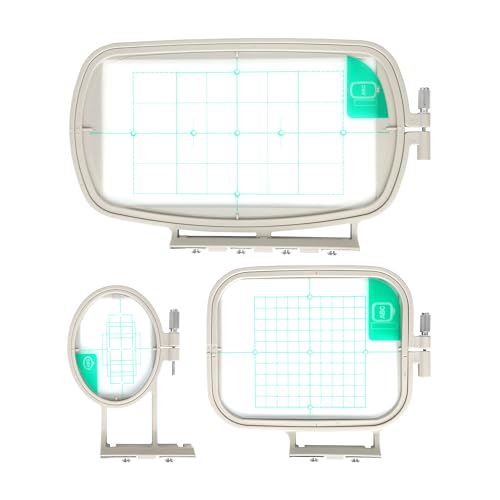 Sew Tech 3-piece embroidery hoops for Brother machines