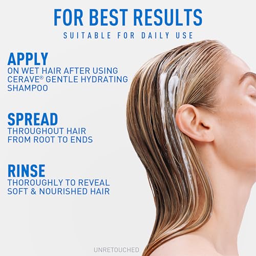 CeraVe Gentle Hydrating Conditioner lifestyle application