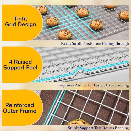 Wire grid pattern of Qukaka baking rack
