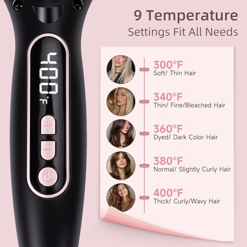 Side profile of the Hupifaz blow dryer and straightener