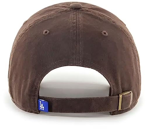 47 Los Angeles Dodgers Brown Clean Up Adjustable Hat side view