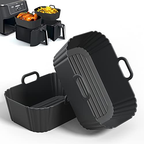 PINTAUR Silicone Air Fryer Liners 2 pack