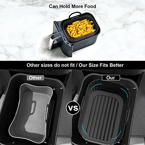 Silicone liner used in a conventional oven