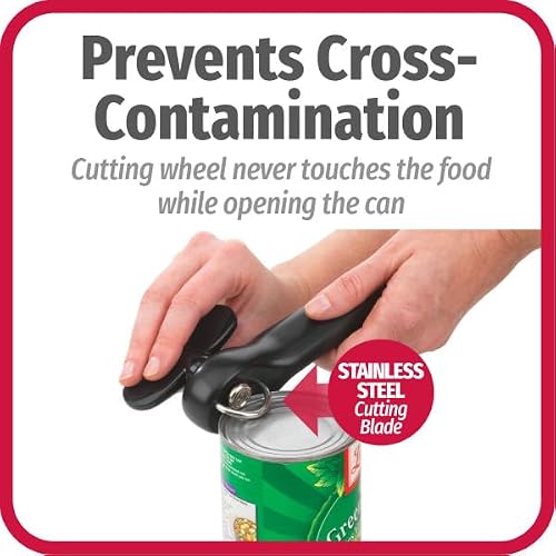 GoodCook Safe-Cut Can Opener black handle detail